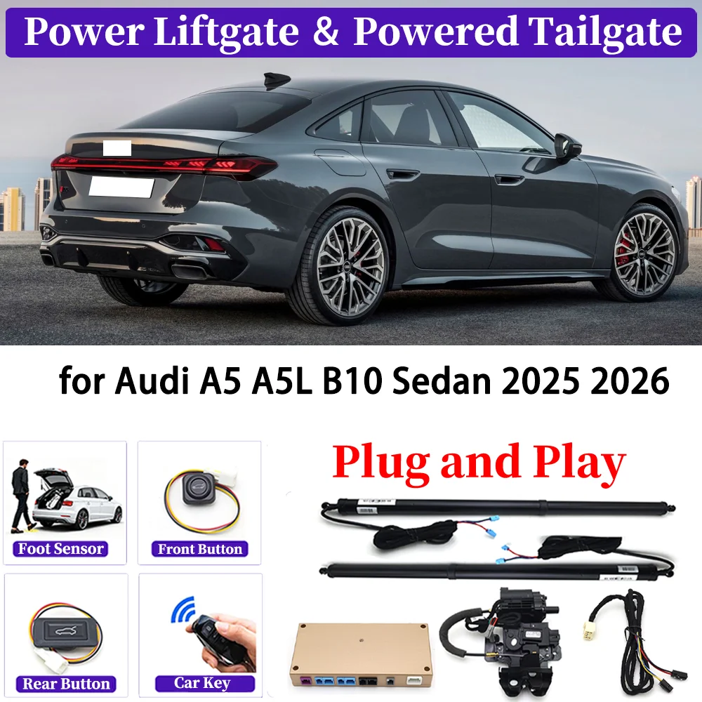 

for Audi A5 A5L B10 Sedan 2025 2026 OEM Upgrade Car Automatic Power Liftgate Kit Smart Auto Electric Tailgate System Plug＆play
