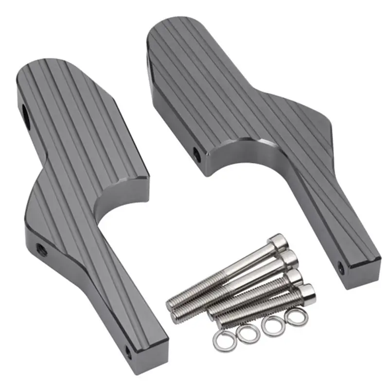 Limited Time Offer For Piaggio VESPA GTS300 GTV 200 250 300IE Motorcycle Rearward Passenger Footrest Extension Titanium Color