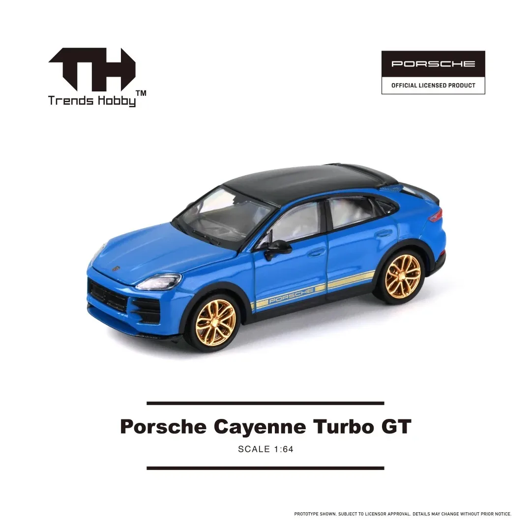 トレンドホビー 1/64 ポルシェ カイエン ターボGT 合金ダイキャストカーモデル コレクションギフト