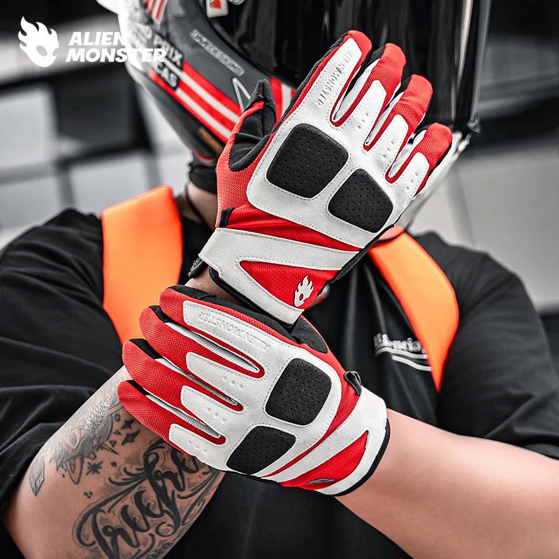 

CE Certified Motorcycle Gloves Mesh Textile Ventilated Motorbike Adventure Touring Gloves Motocross DH MX MTB Enduro Gloves