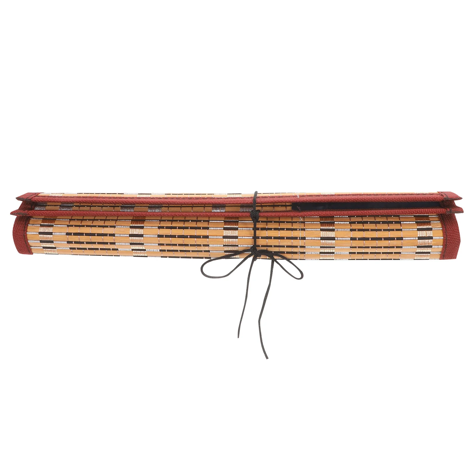 

1Pcs Bamboo Calligraphy Brush Roll Wrap Portable Pen Holder 8 Slots Rolling Pencil Pouch Lightweight Breathable Dampproof