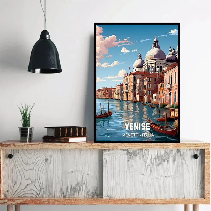 France Germany Greece India Ireland Italia Nepal Norway Poster Canvas Printing Decor Living Room Bedroom Wall Art Home Decor