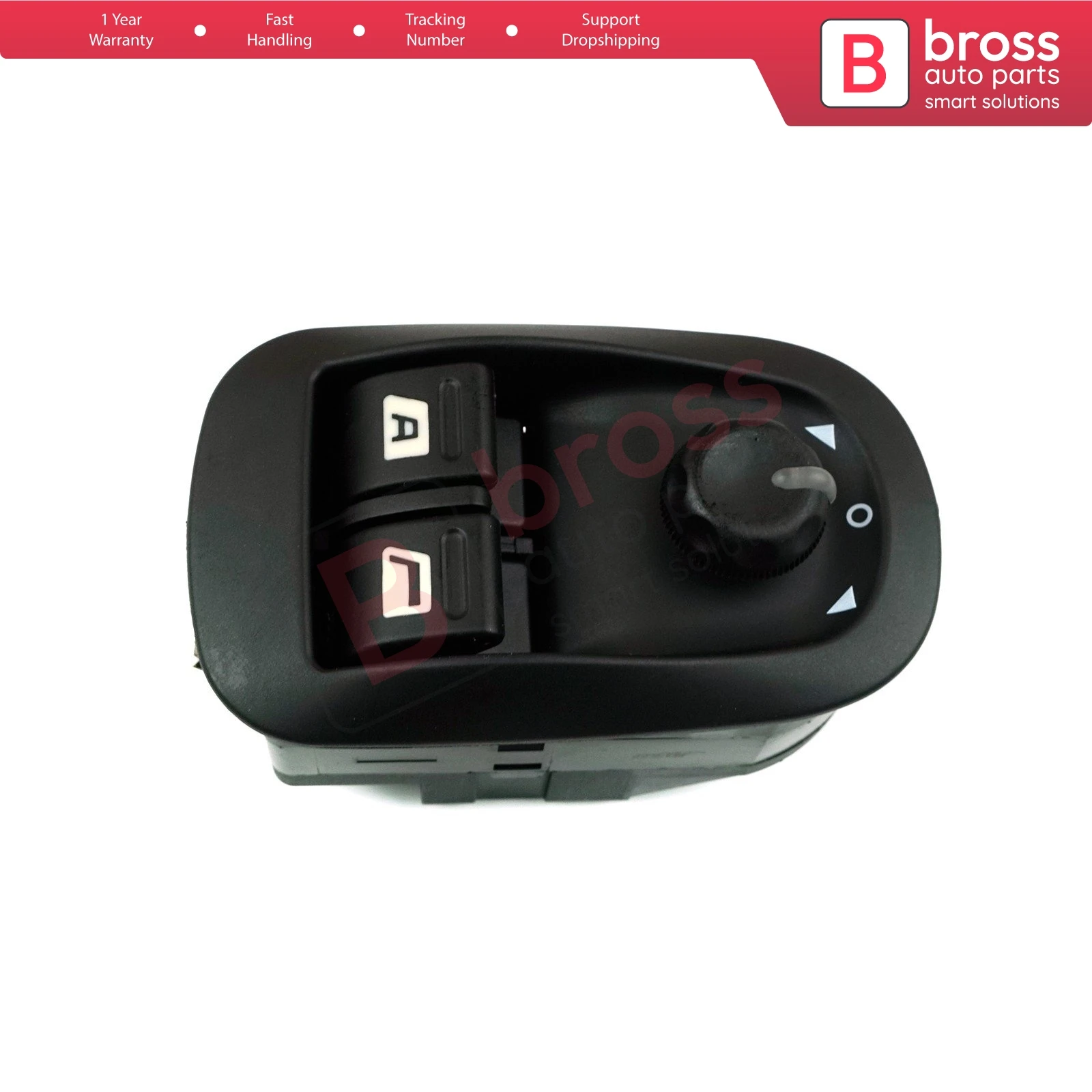 Bross Auto Parts BDP589 Power Window Switch Master Electric Mirror Button 6554WA for Peugeot Fiat Citroen Ship From Turkey