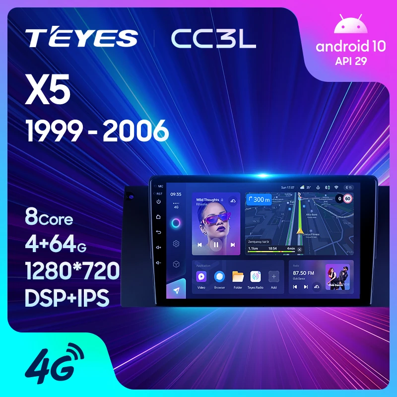 TEYES CC3L WIFI For BMW X5 E39 E53 1999 - 2006 Car Radio Multimedia Video Player Navigation Stereo GPS Android No 2din 2 din DVD