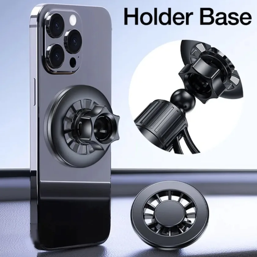 360 °   Drehbare Kugelkopf Auto Telefon Halter Magnetische Navigation Halterung Auto Innen Zubehör Für iPhone 17-12 Pro Max Samsung