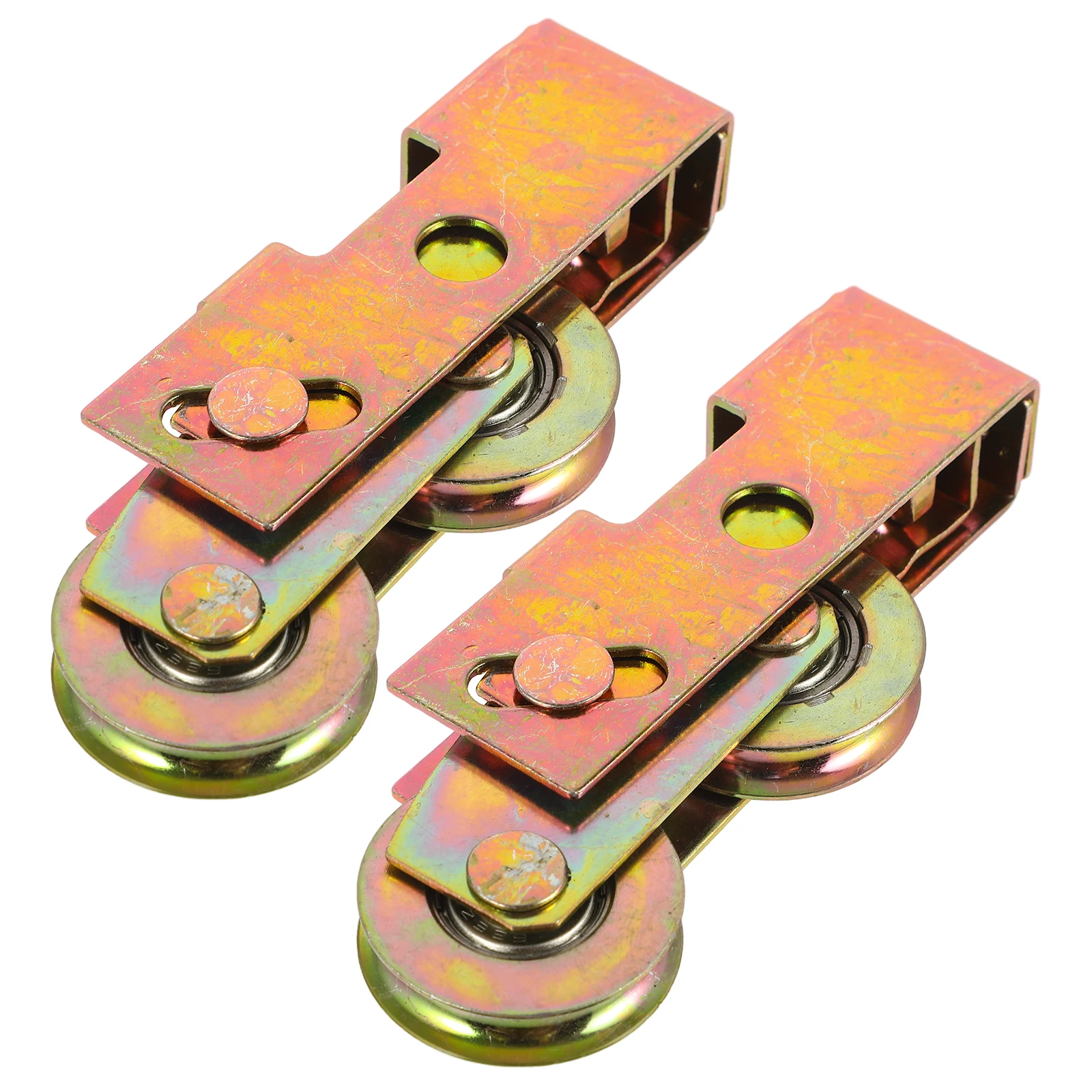 

2pcs Steel Ball Wheel Bearing Sliding Door 1-1/4 Inch Durable Low Noise Cabinet Guide Pulley Replacement Hardware Accessories