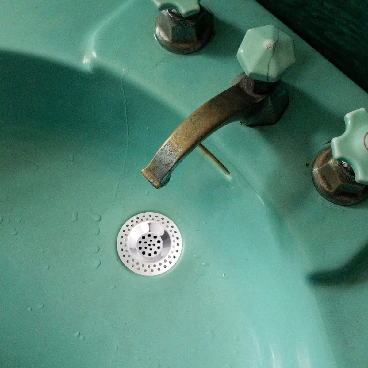 

3pcs Stainless Steel Filter Net Kitchen Sink Drain Strainer Hair Catcher Anti-Clogging Mesh Stopper For Bathroom Floor Drain