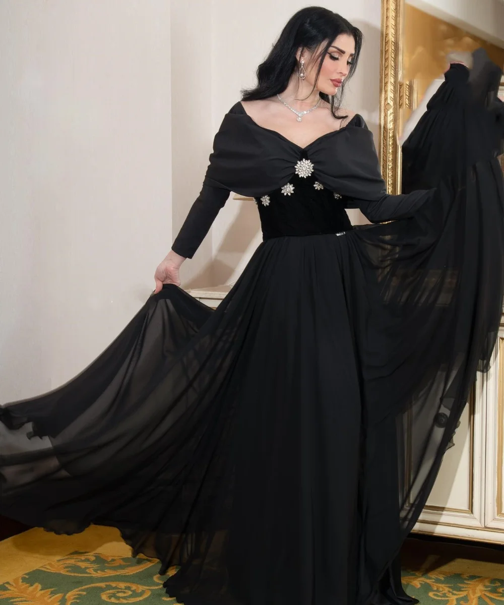 Robe trapèze en mousseline de soie plissée à paillettes, robes longues à épaules dénudées, mode de style chinois classique, haute qualité, assortie, exquise