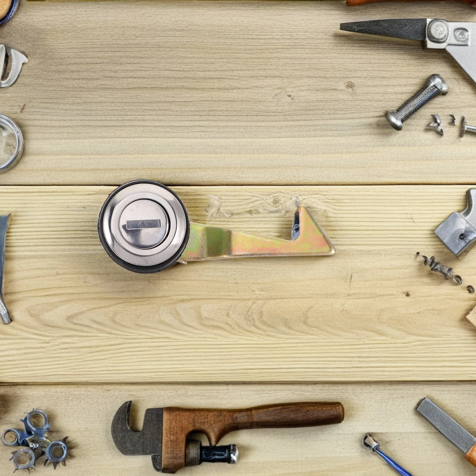 

Motorcycle Rear Trunk Lock Durable Metal Anti-Theft Tail Box Lock Secure Storage Electric Scooter Motorcycle Trunk Key Latch