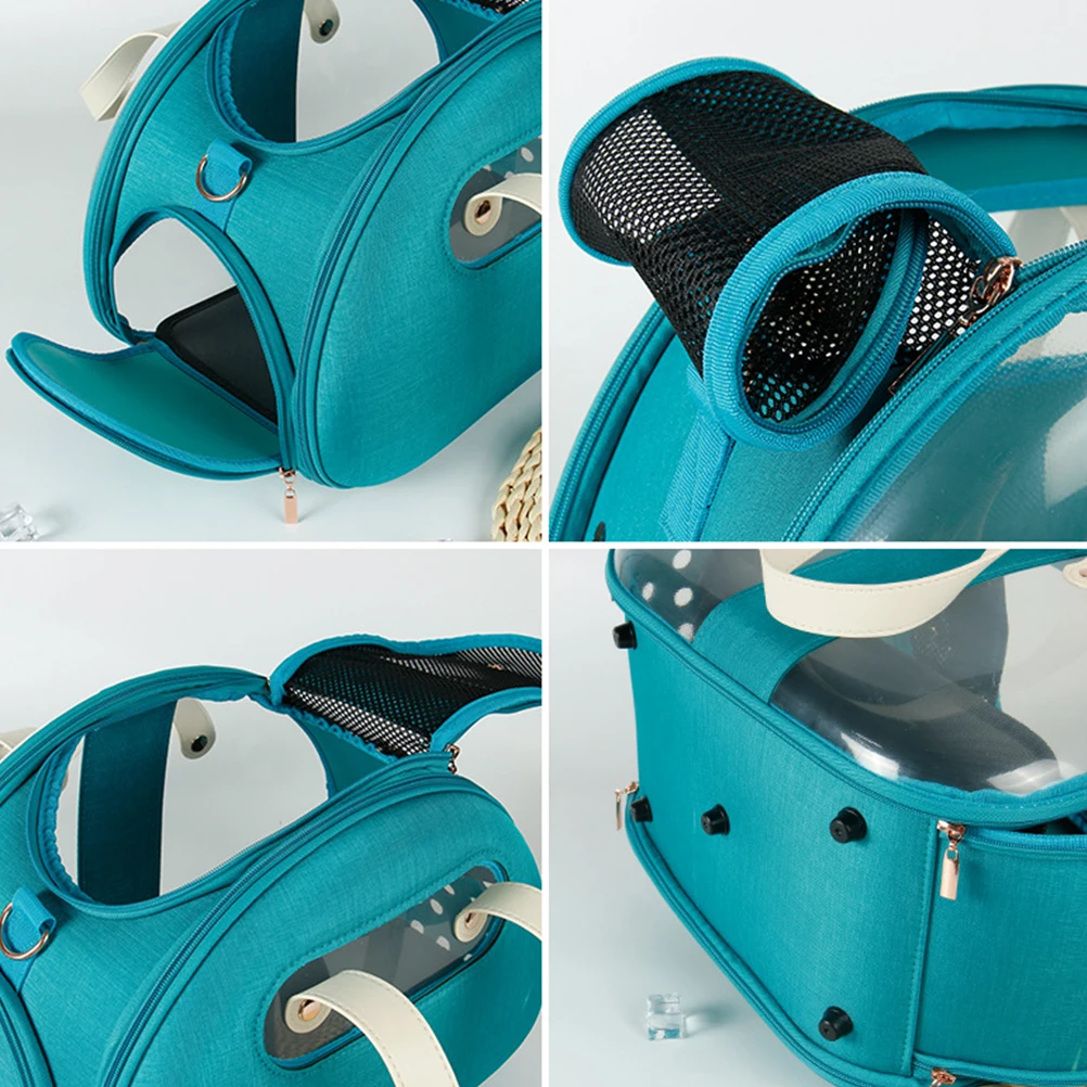 

Cat Carrier Handbag Breathable Capsule Outdoor Bag Supplies Durable Travel Container Pet Tool Simple Appearance Bottom Venting