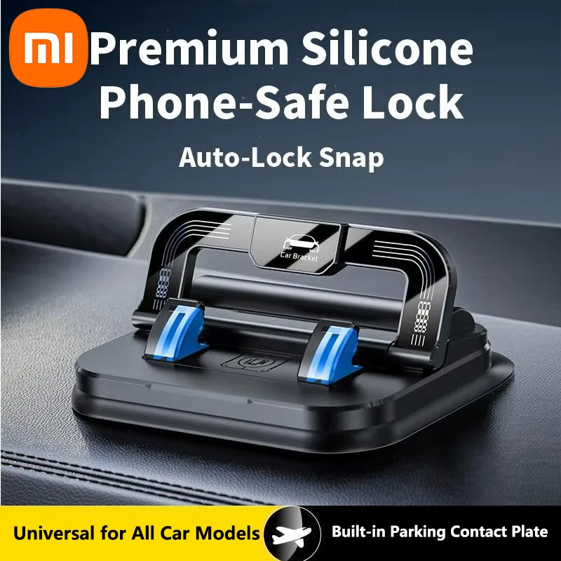 

Автомобильный держатель для телефона Xiaomi с номерным знаком 2 в 1, 360 ° Многофункциональное крепление для телефона, стабильный антивибрационный кронштейн для навигации на приборной панели автомобиля