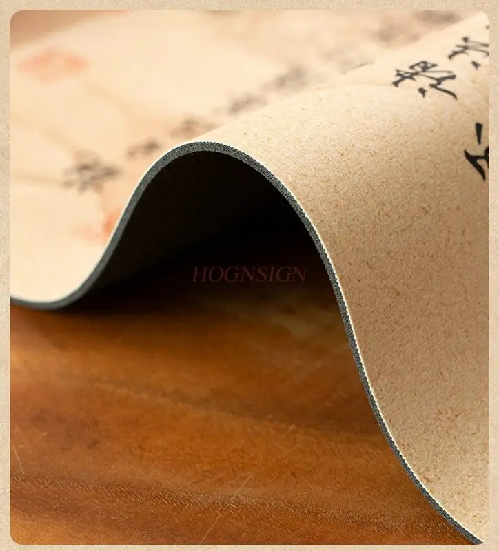 قطعة واحدة من وسادة مكتب الخط على طراز المناظر الطبيعية، مفرش طاولة مستطيل الشكل، وسادة واقية لسطح المكتب #3