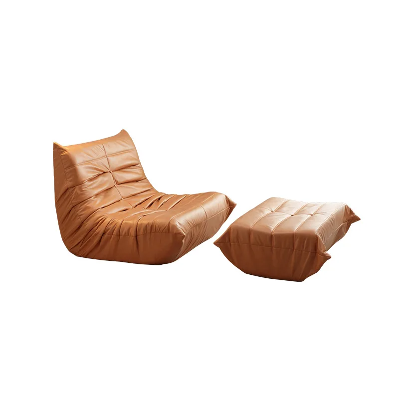 

Lazy sofa small apartment living room balcony leisure full sponge recliner sleepable