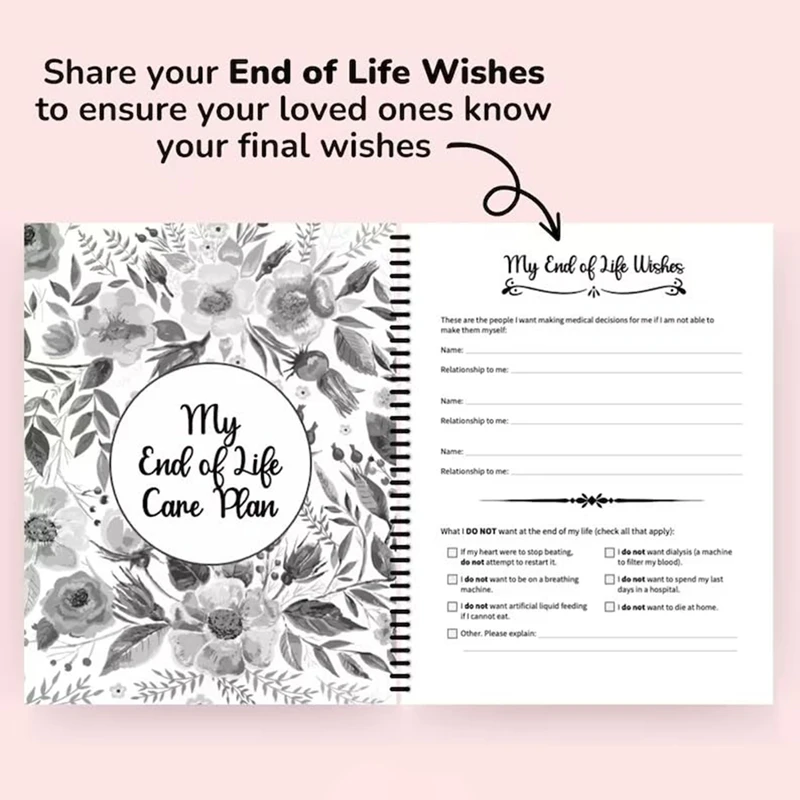 Fucki'm Dead, End Of Life Planner, I'm Dead Now What Book Planner, Guided Final Arrangements When I'm Gone Workbook