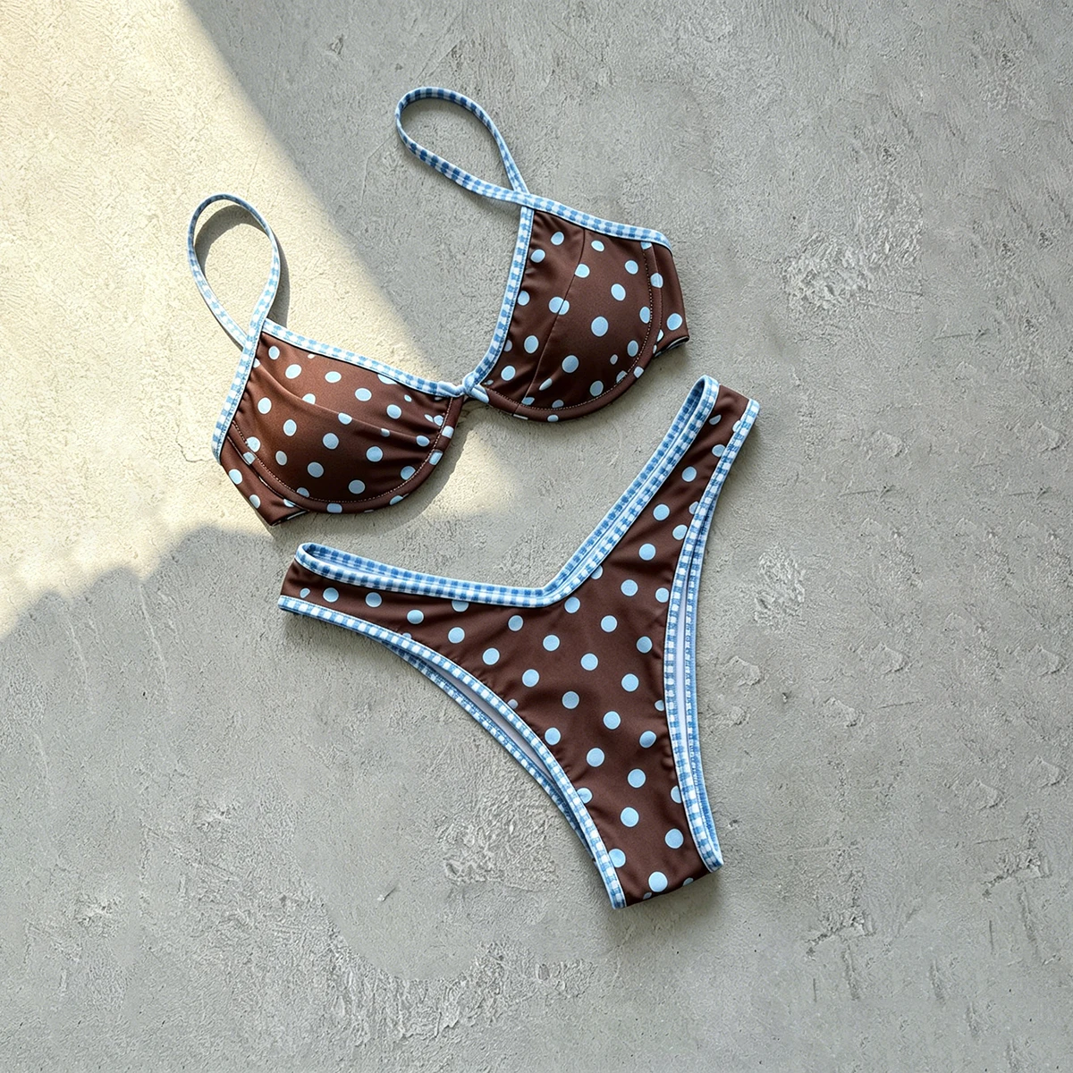 Push Up Bikinis 2026 Sexy Women Swimsuit Swimwear Female Dot Bikini Set Biquini Bathing Suit Bandeau Swimming Suit Beachwear