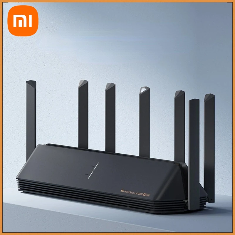 Xiaomi WiFi AX6000 Wireless Router WiFi6 6000Mbs WiFi6 VPN 512MB Qualcomm CPU Mesh Repeater External Signal Network Amplifier