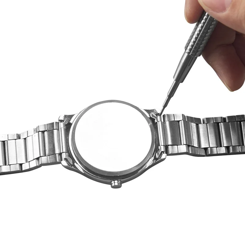 Watch  Stainless Steel Double-Ended Spring Bar Tool Silver Watch Band Remover for Strap Replacement & Repair