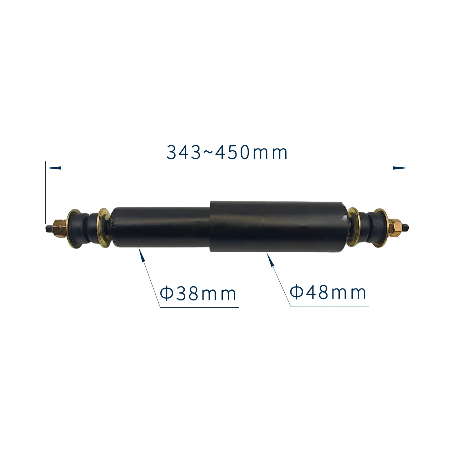 2 PCS Shock Absorber Fits EZGO TXT Gas & Electric Golf Carts 1994-2001-OEM#76418G01 76418G01 10024650