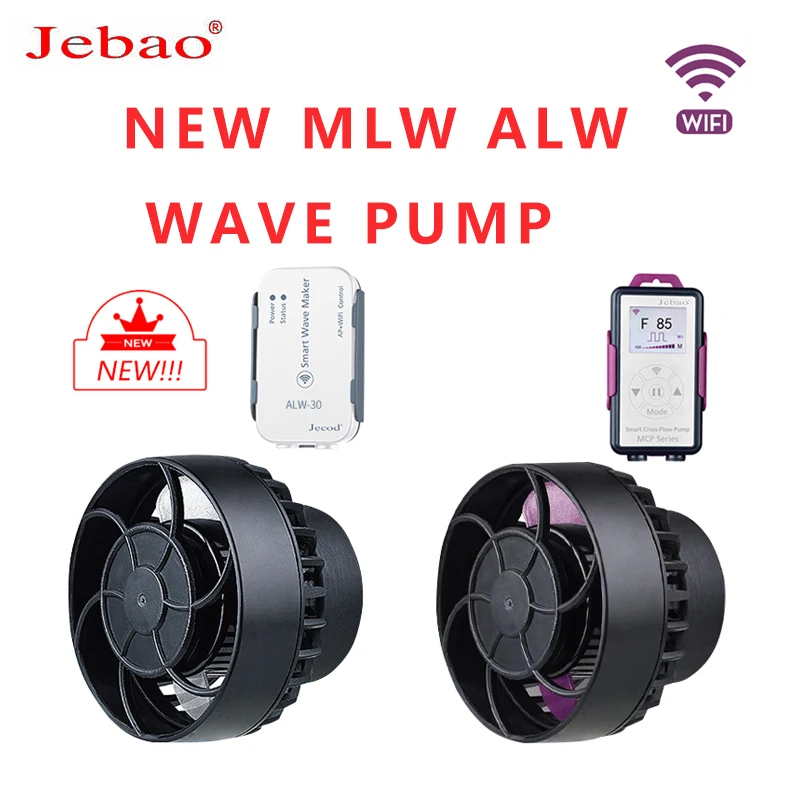 Jebao WIFI Wave Maker Aquarium Marine Reef Wave Pump With LCD Display Controller NEW ALW MLW Series MLW-5 MLW-10 MLW-20 MLW-30