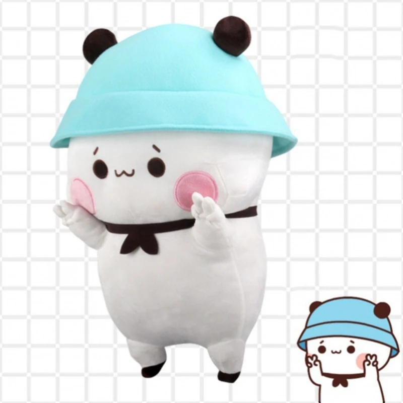 Cartoon Plush Toy Bubu Dubu Panda Bear Stuffed Pillow Soft Cuddly Toy Couch Decoration Kids Favor Anime Gift