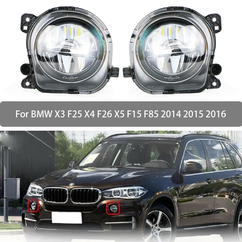 

Fog Lamp For BMW X3 F25 X4 F26 X5 F15 F85 2014 2015 2016 Front Bumper Anti Fog Light 63177317252 63177317251