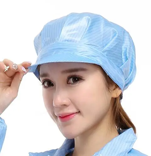 

Workshop Cap Dust-free Anti-static Hat 10 piece Summer Food Factory Work