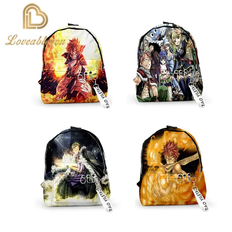 FAIRY TAIL 3d Print Backpack Men and Women Backpacks School Bag Unisex Travel Bags for Teenagers Boys and Girls Backpacks BS2334