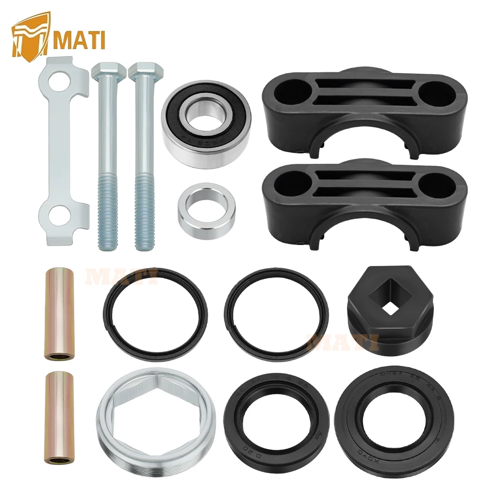 

Steering Stem Bushing Bearing Seal Holder Nut & Tool Kit for Yamaha Banshee Grizzly Raptor Big Bear Warrior Wolverine YFZ450