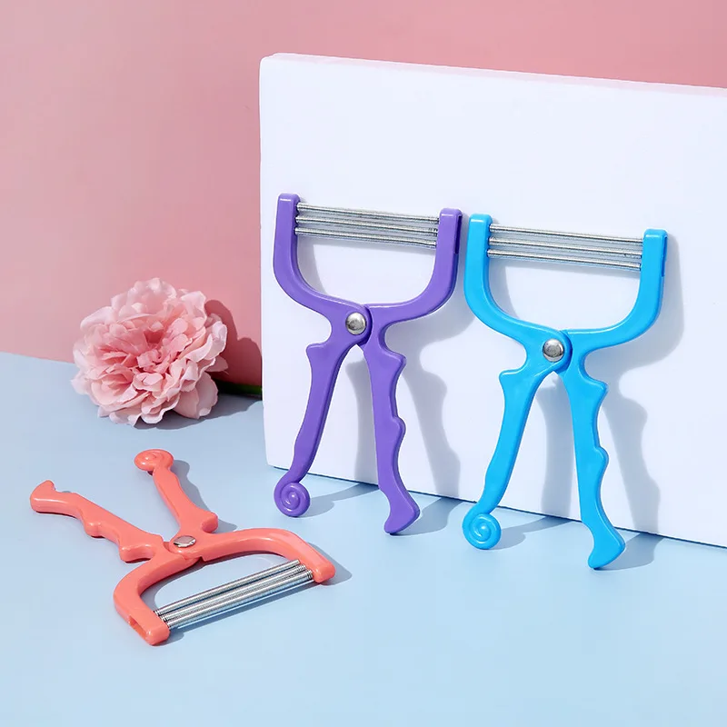 เครื่องกำจัดขนบนใบหน้าปลอดภัย Handheld Spring Roller ผู้หญิงกำจัดขนกำจัดขนใบหน้า Care Massager Beauty เครื่องมือกำจัดขน