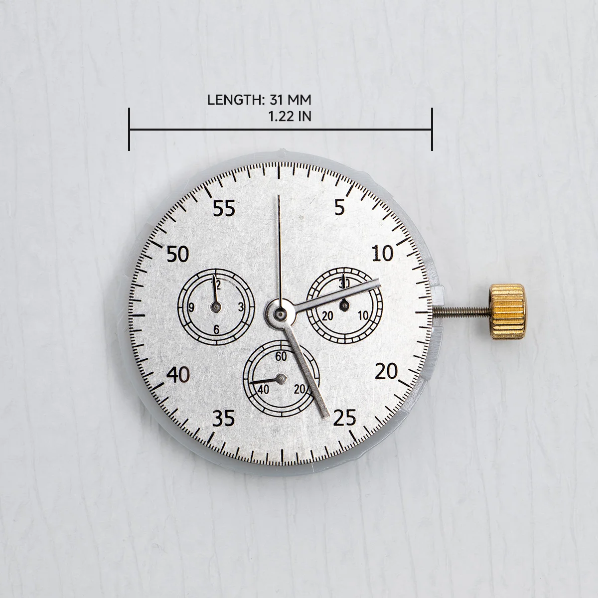 Dandong 7750 حركة كرونوغراف حركة ميكانيكية استنساخ حركة الساعة المعدلة ETA 7750 حركات استنساخ عالي الدقة