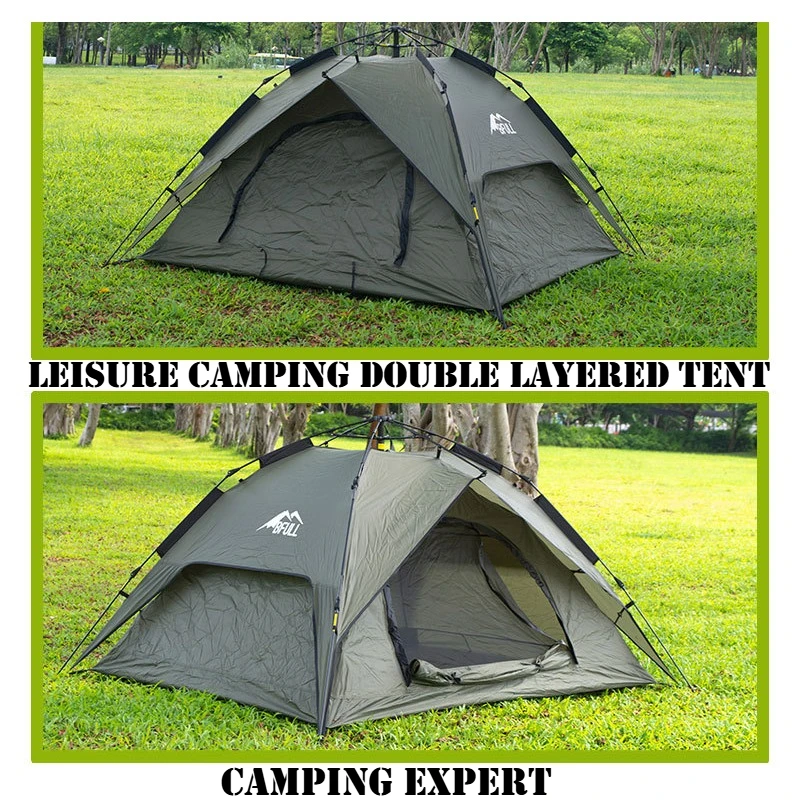 Outdoor Camping Tent Fully Automatic Quick-opening Portable Travel Equipment Folding Tent Outdoor 3-4 People Use