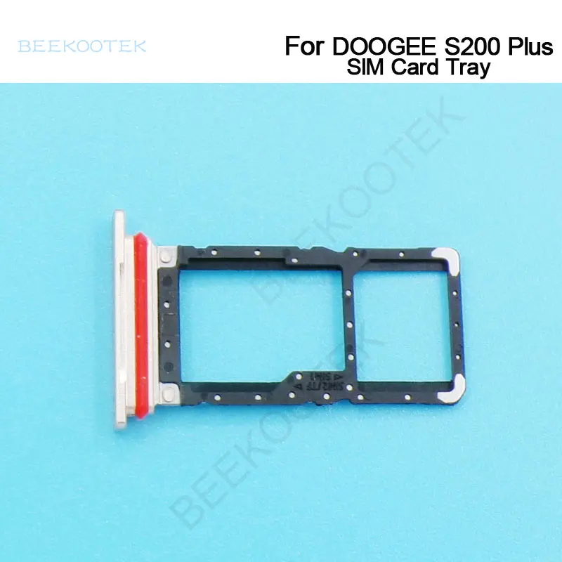 New Original DOOGEE S200 Plus S200 SIM Card Tray SIM TF Card Tray Holder Slot Adapter For DOOGEE S200 Plus Smart Phone