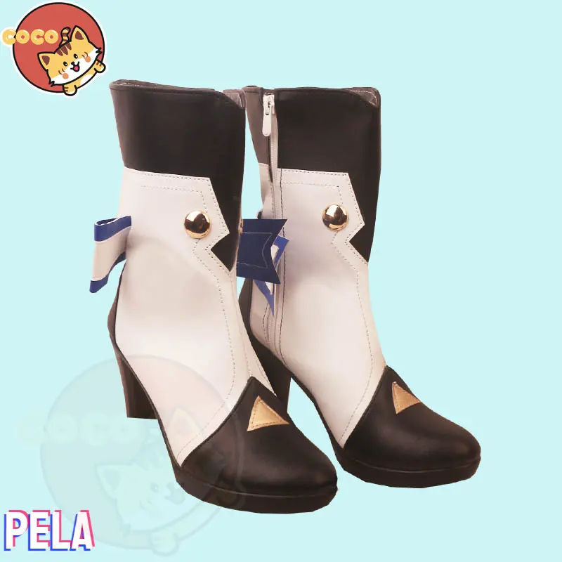 CoCos Game Honkai Star Rail Pela Cosplay Shoes Game Cos Star Rail Cosplay Pelageya Cosplay Unisex Role Play Any Size Shoes