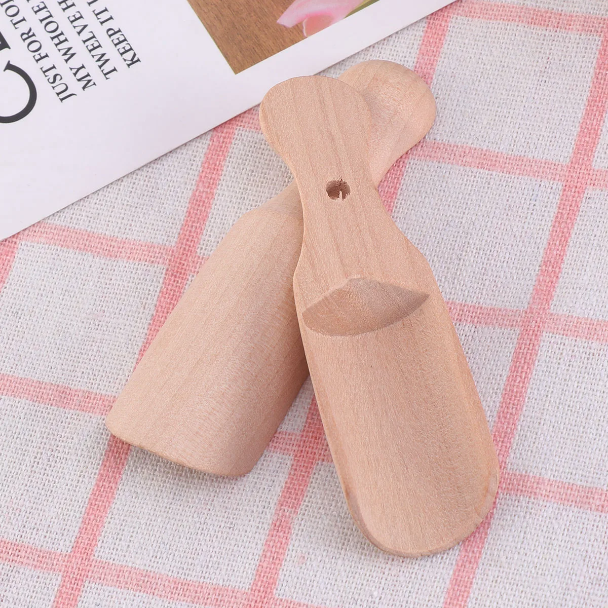 

2 Pcs Wooden Scoop Salt Spoons Tea Shovel Powder Smooth Miniature Kitchen Bathroom Accessories Eco Friendly No Rust Healthy