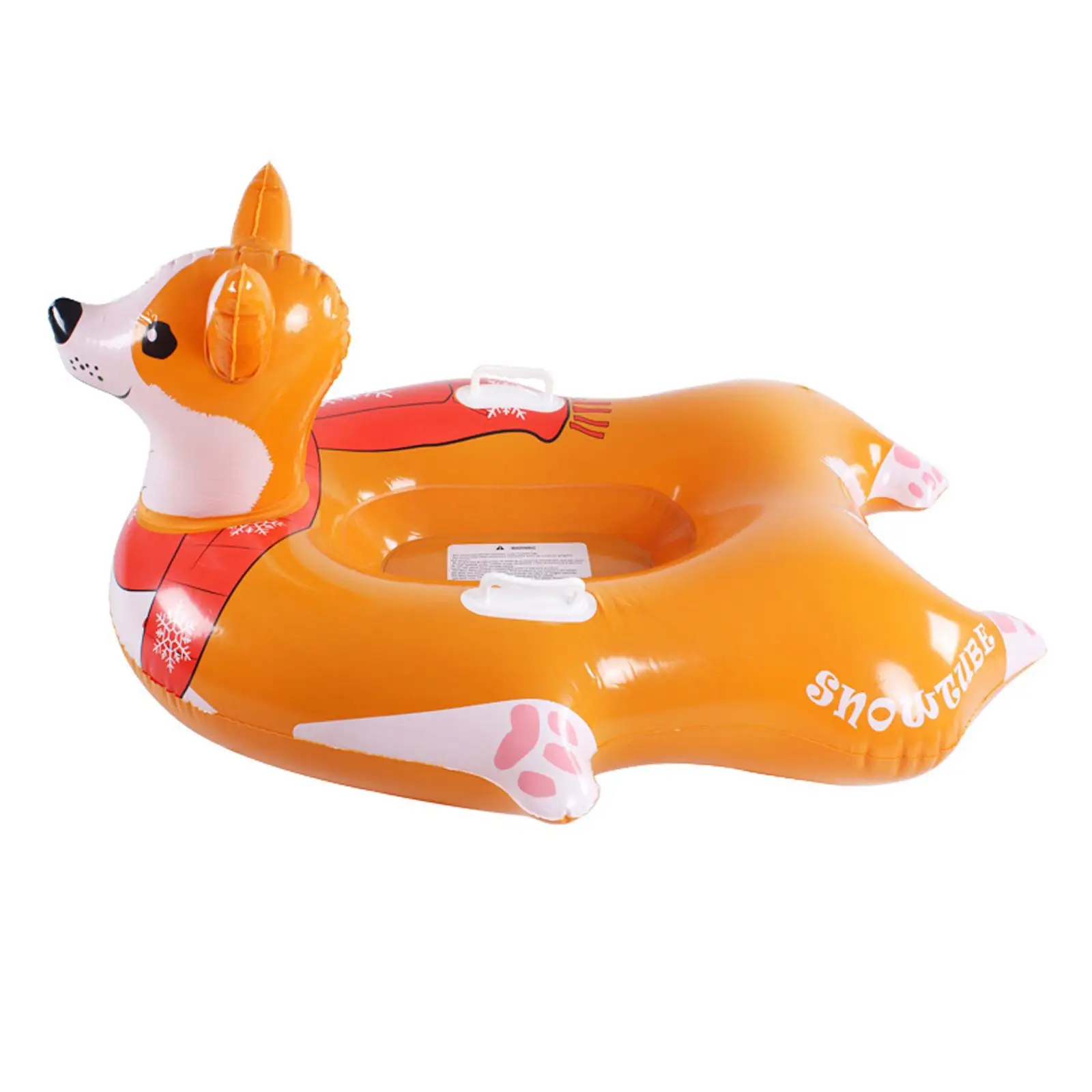 

Inflatable Snow Tube Portable Thickened Bottom Inflatable Sleds for Family