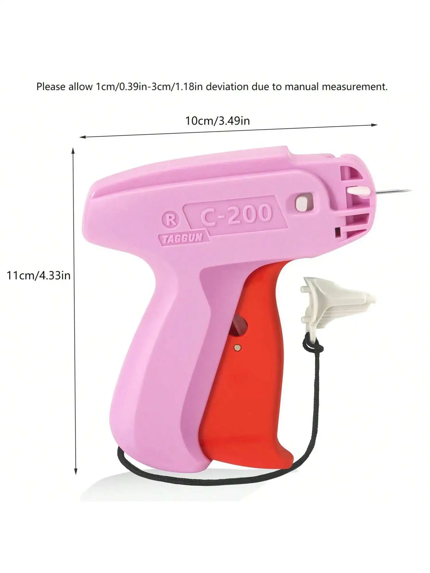 1 Set of Upgraded Fine Sewing Guns, Clothing Micro-Label Guns, Anti-Jamming Mini Sewing Guns, Quick Clothing Repair Sewing Tool Set, Includes 6 Sewing Needles, 1000 Black and 1000 White 5mm Mini Fasteners