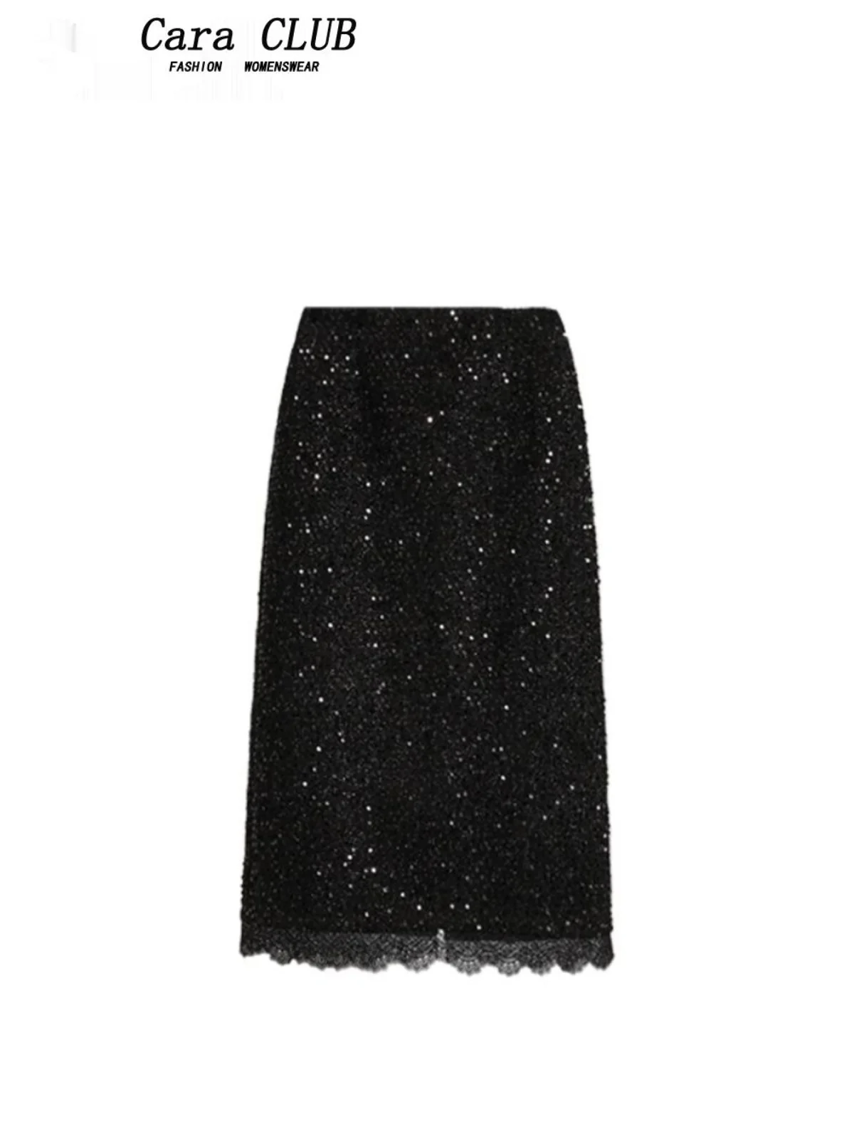 

Юбка миди А-силуэта с высокой талией, больших размеров, женская, весенняя, модная, утягивающая, с эластичным поясом, корейский стиль, для офиса