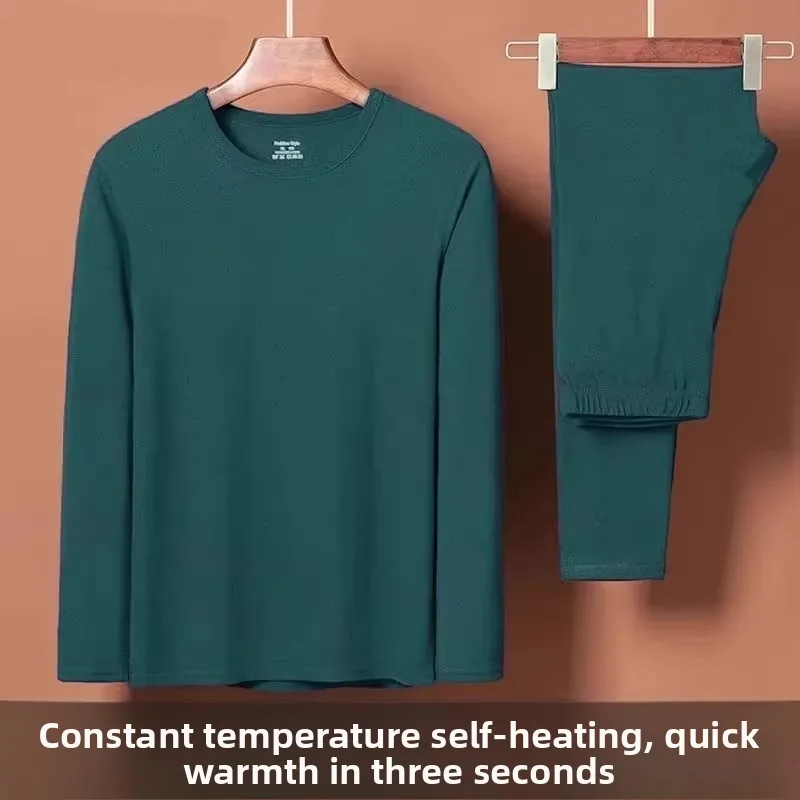 

Новинка 2025, двусторонняя футболка Thiened Long Sve, мужская осенне-зимняя рабочая футболка на открытом воздухе, теплый облегающий комплект Fce, молодежный комплект