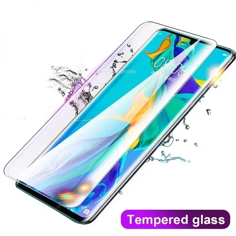 

2Pcs Full Cover Tempered Glass for HUAWEI P50 P40 P30 Pro Screen Protector for HUAWEI Mate 40 30 30E Pro Plus Nova 7 Pro Glass