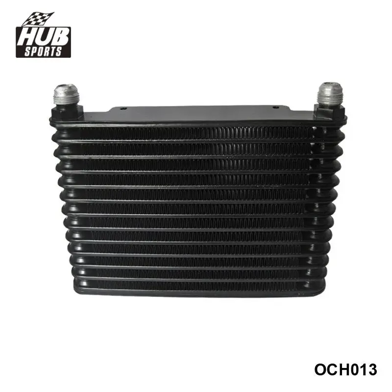 NEW DESIGN AN10 13 ROW 32MM BLACK ALLOY RACE DRAG DRIFT OIL COOLER HU-OCH013