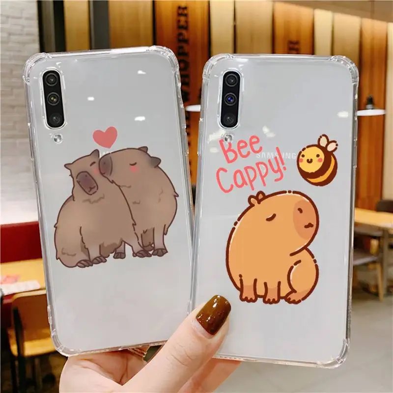 Funda de teléfono transparente de dibujos animados para Samsung galaxy A S note 23, 52, 22, 20, 21, 51, 71, 12, 50, 10, 30 E fe ultra plus