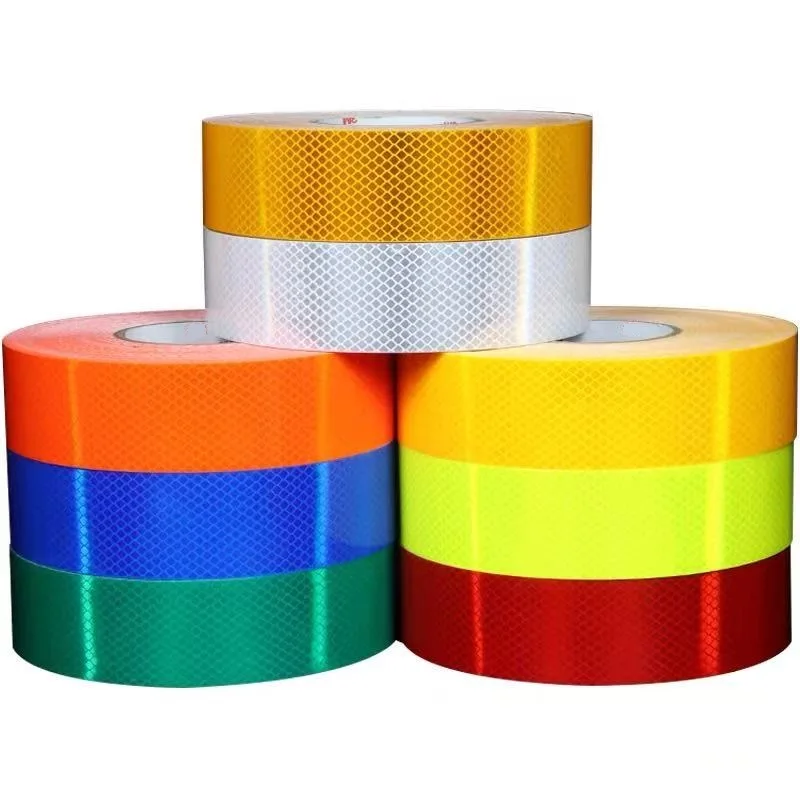 5cmx3m Diamond Grade Car Reflective Sticker,DIY Anti-collision Reflective Adhesive Tape, Body Decoration Ccratch Cover Sticker