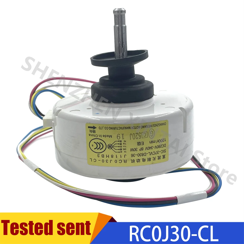 

100% Good Working For Air conditioner Fan Motor RC0J30-CL RC0J30-CG RC0J30-PC RC0J30-CH J118H95 SIC-37CVL-D830-2A