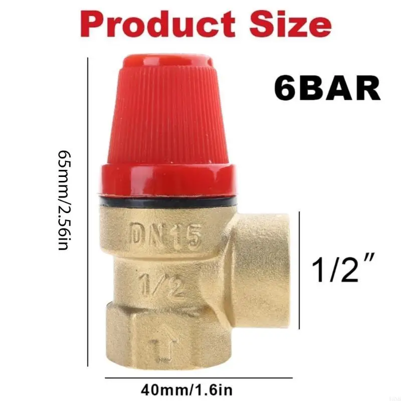 Valvole sicurezza DN15 in ottone multiuso Y3NB gestione efficiente della pressione