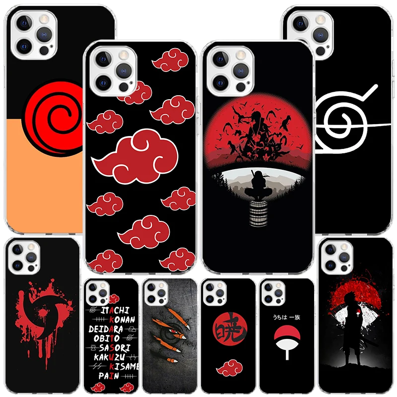 NRT-Itachi Phone Case For iPhone 16 Pro Max 15 + 14 Plus 11 12 13 Mini Xs X XR 7 8 SE Personalized Gift Print Cover