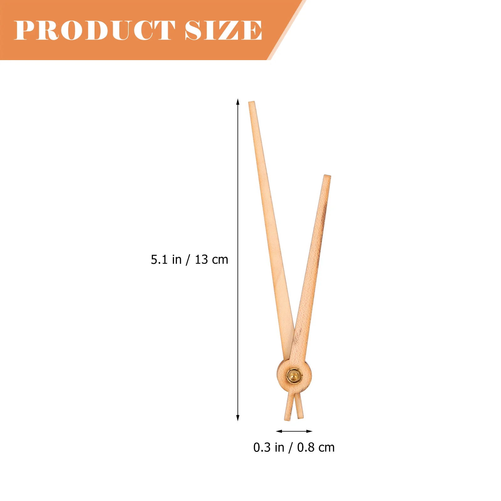 

4Sets Wooden DIY Clock Hands Set Decorative Sturdy Replacements for Household Clock Repair and Creative Crafting Projects