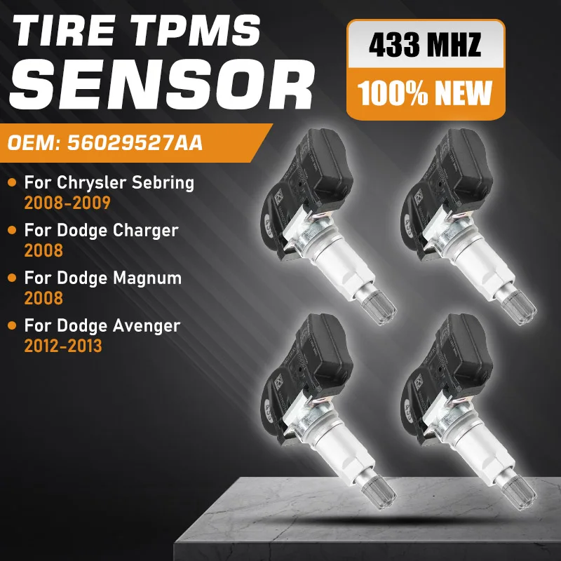 

1/4PCS For Dodge Charger Dodge Magnum 2008 Tire Pressure Sensor Dodge Avenger 2012-2013 Chrysler Sebring 2008-2009 TPMS Sensor