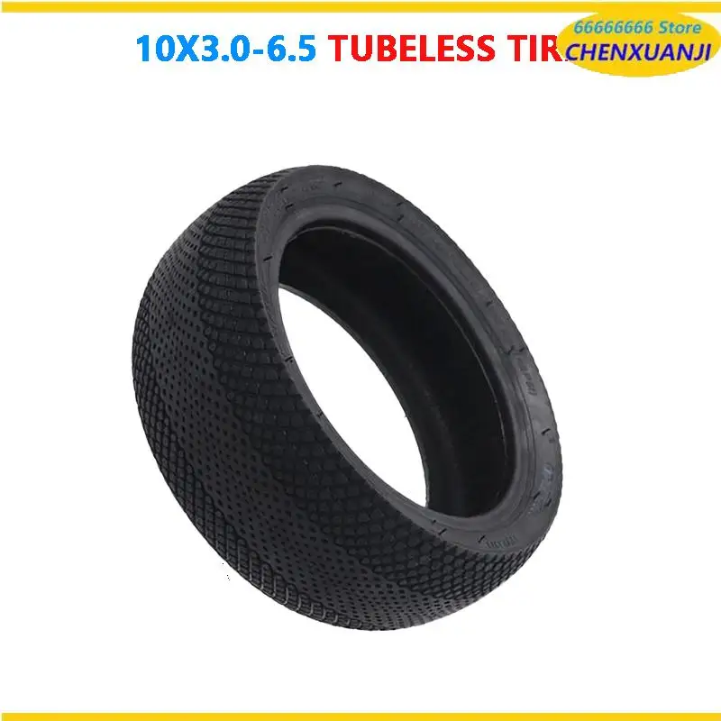 

Electric Scooter Tire 10x2.70-6.5 Tubeless 10 Inch Tyre Compatible with 10x3.0-6.5 Wheels