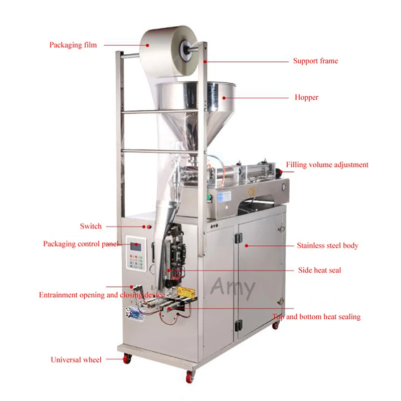 Automatic Weighing Packing Machine For Honey Oil Liquid Paste Packaging Machine Intelligent Filling Sealing Machine 2025New