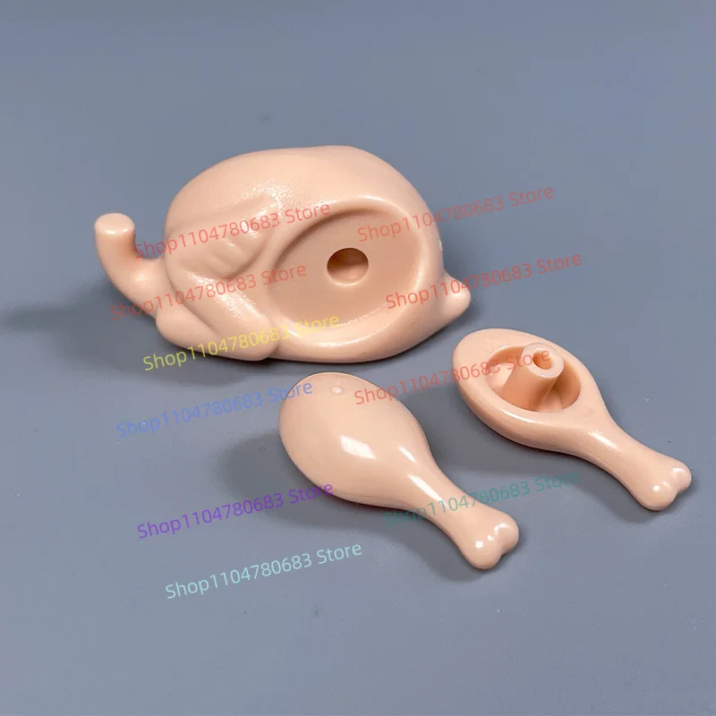 MOC اللبنات البسيطة تركيا الغذاء التجمع نموذج الحلي الكرتون الرسوم المتحركة لعب للأطفال هدية جمع #5